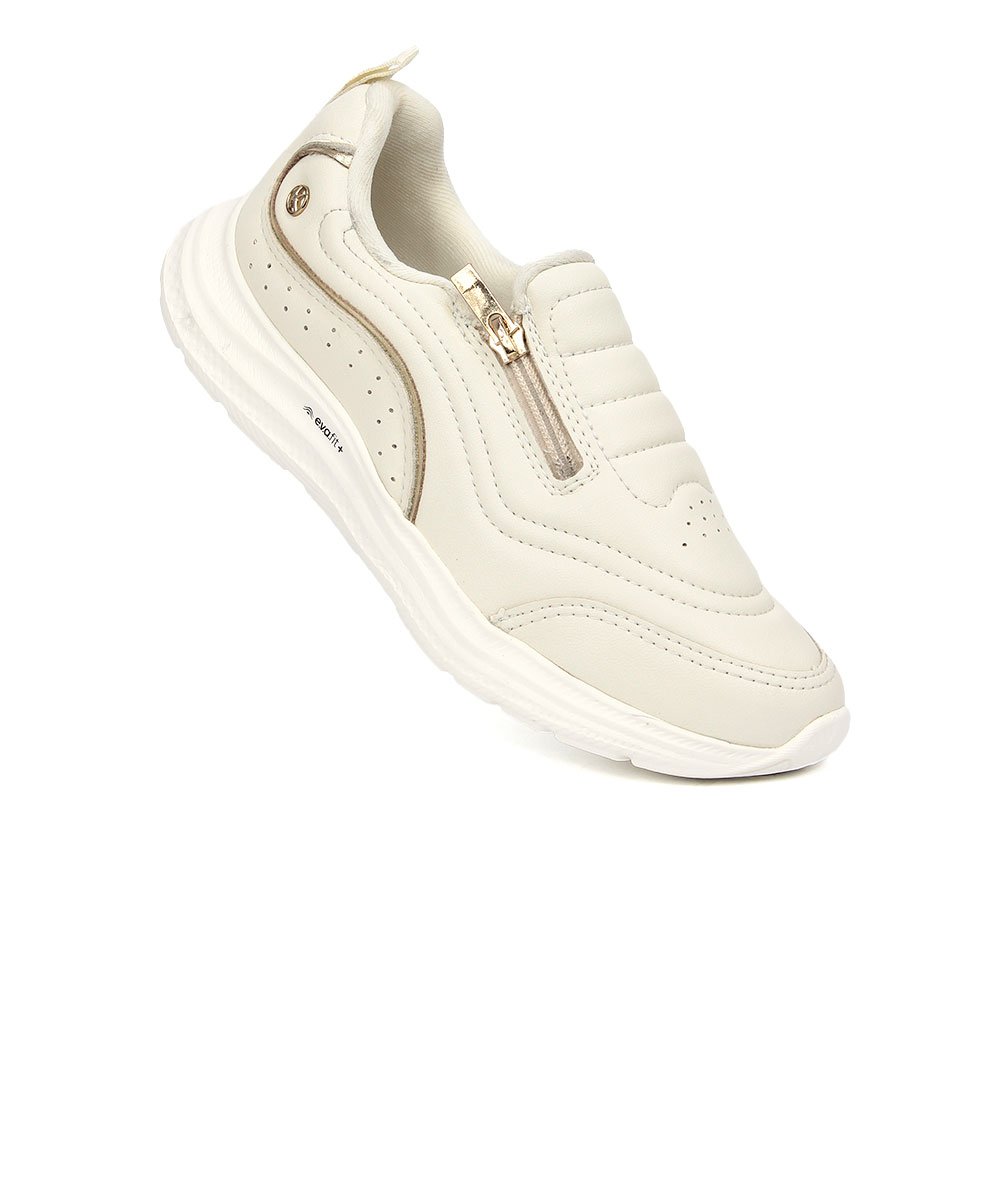 Tênis Feminino Kolosh Casual E.v.a Fit Branco Bege 3