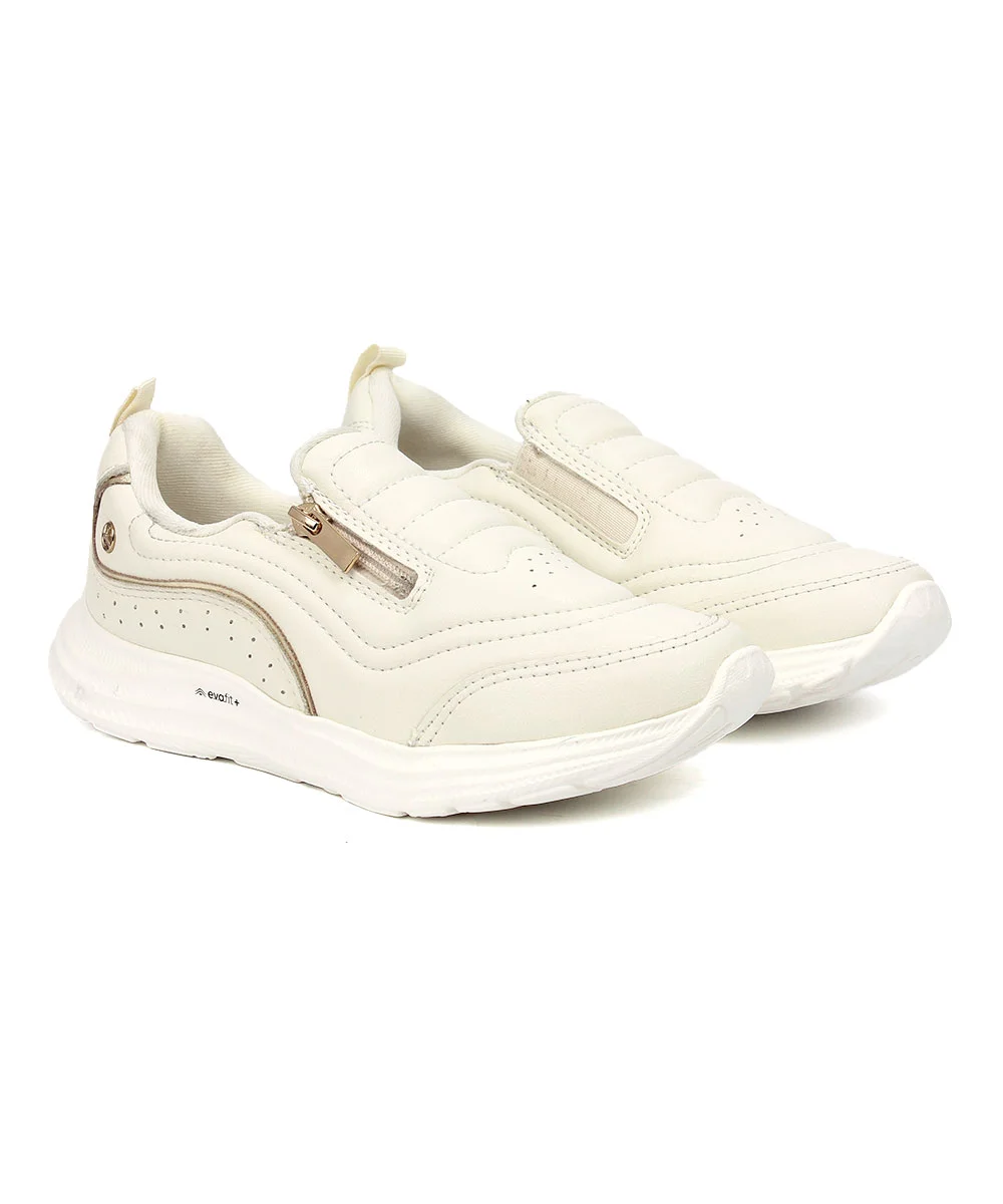 Tênis Feminino Kolosh Casual E.v.a Fit Branco Bege 4