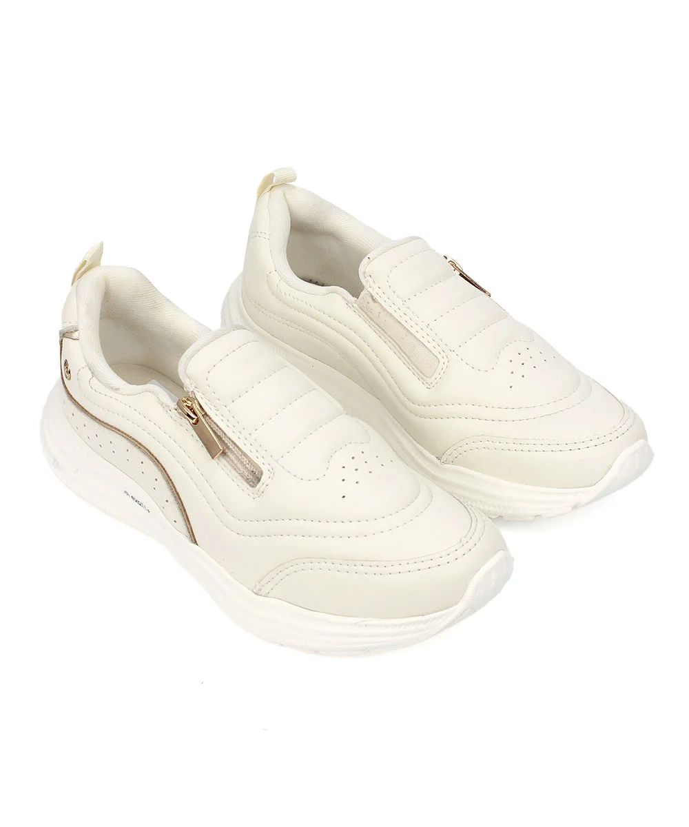 Tênis Feminino Kolosh Casual E.v.a Fit Branco Bege 5