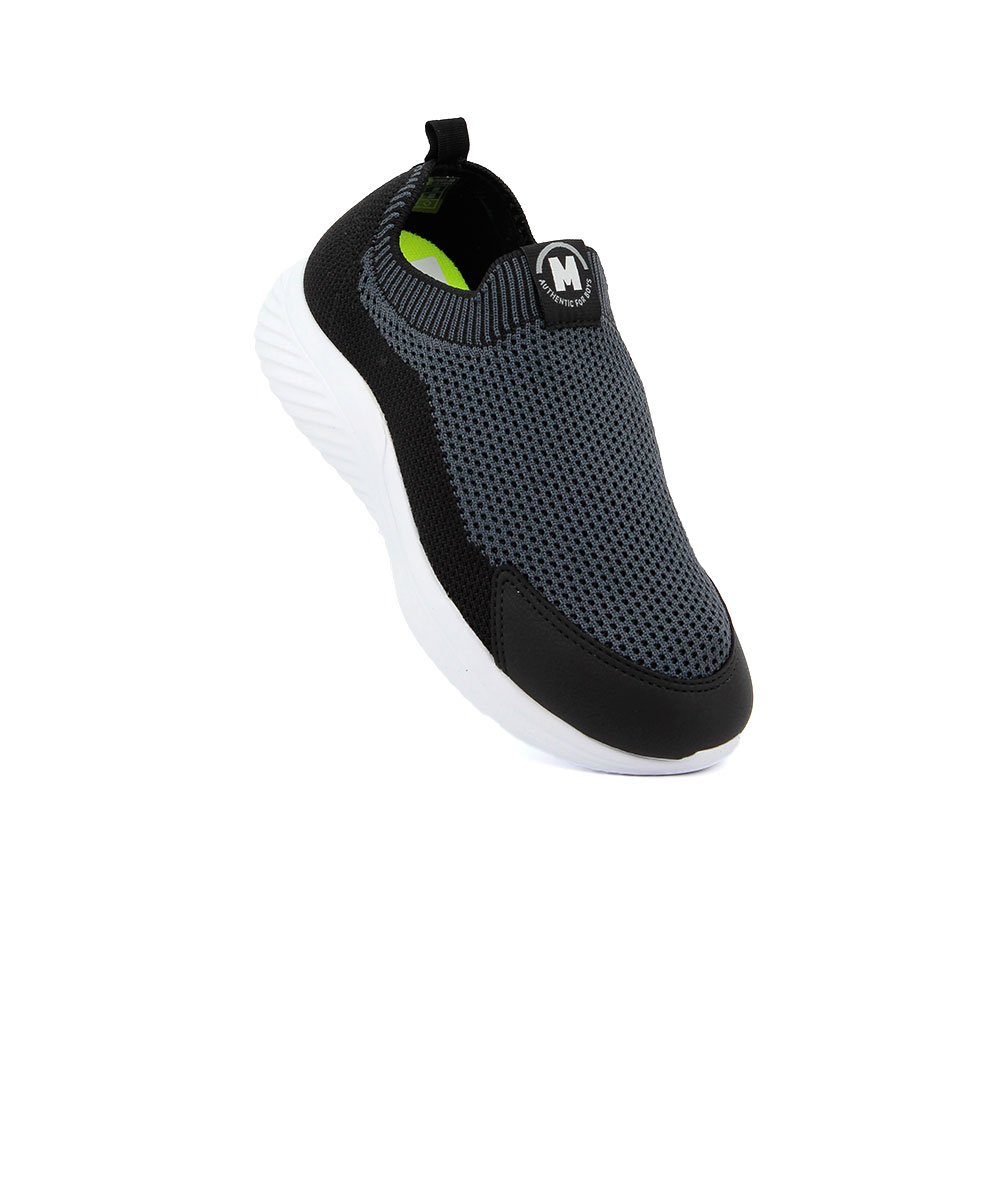Tênis Molekinho Slip On Sport Refresh Preto Cinza/Preto 3