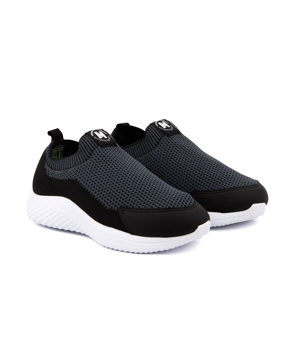 Tênis Molekinho Slip On Sport Refresh Preto Cinza/Preto 4