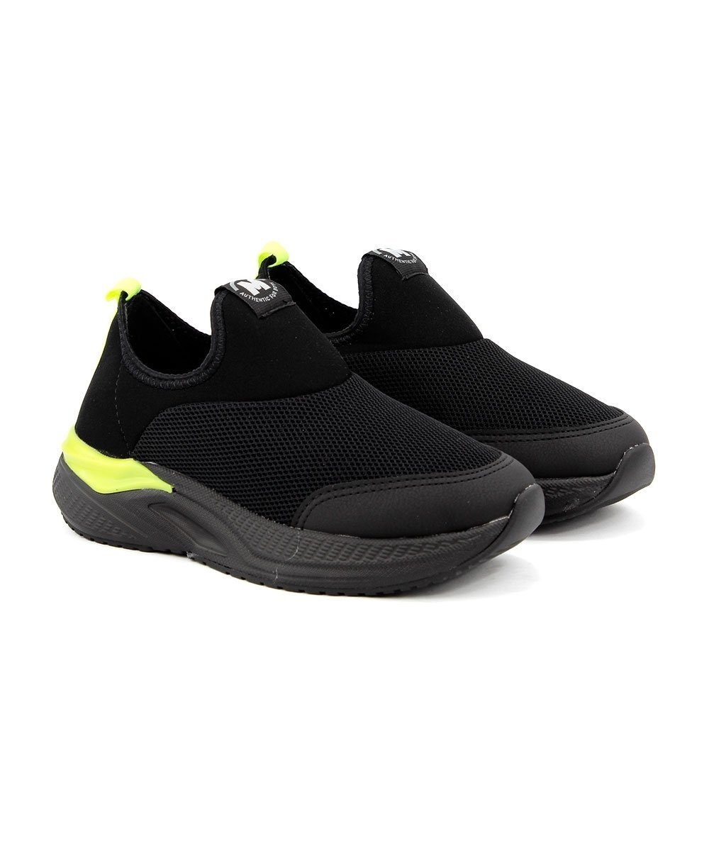 Tênis Infantil Molekinho Sport Refresh Preto Preto/Amarelo 3
