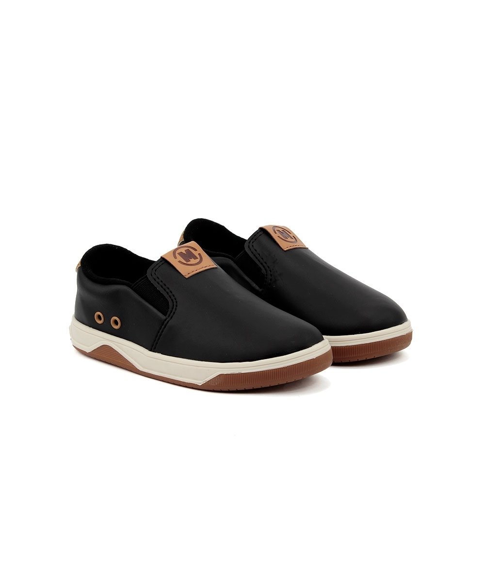 Tênis Infantil Molekinho Bebê Slip On Preto Preto 3