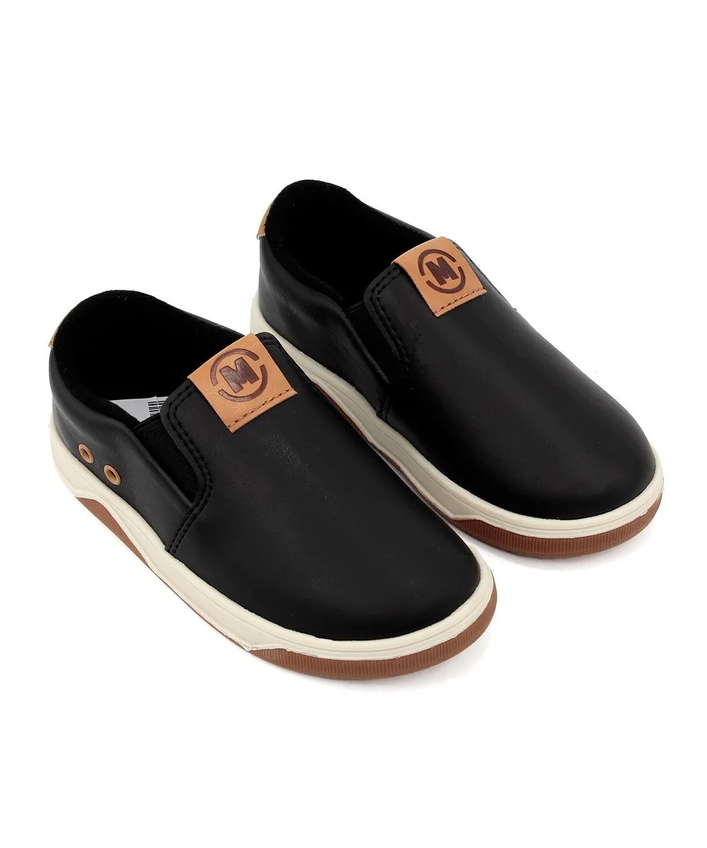 Tênis Infantil Molekinho Bebê Slip On Preto Preto 4