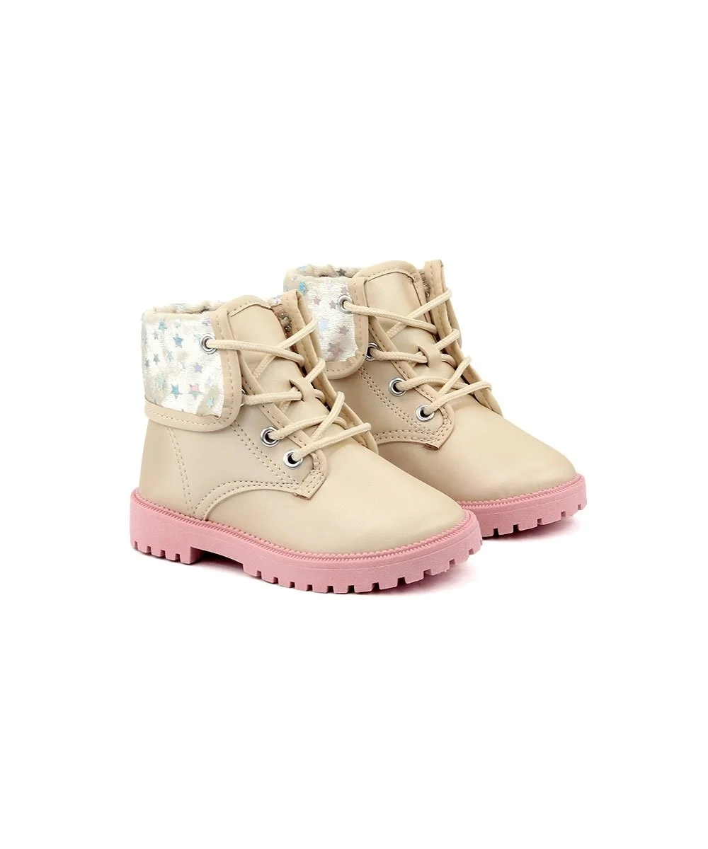 Coturno Infantil Molekinha 2126524 Creme Rosa 3