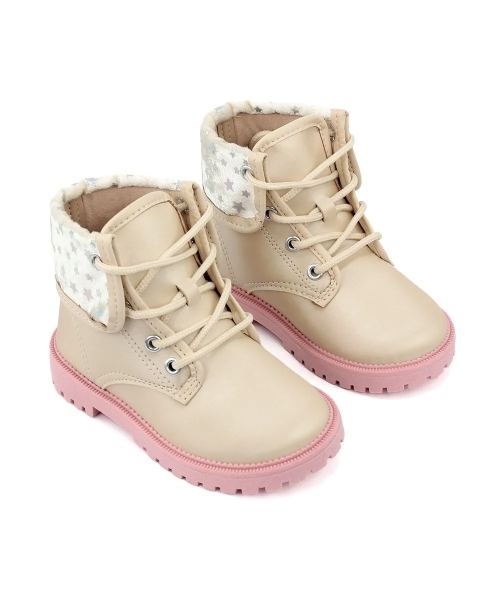 Coturno Infantil Molekinha 2126524 Creme Rosa 4