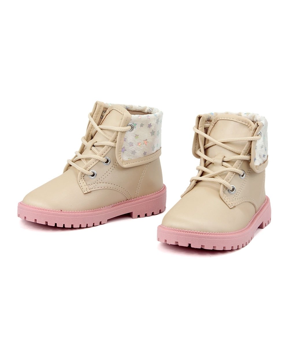 Coturno Infantil Molekinha 2126524 Creme Rosa 5