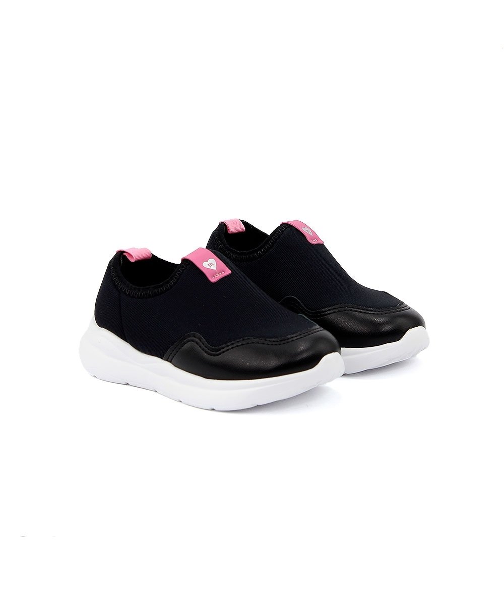 Tênis Infantil Molekinha Bebê Slip On Preto Preto 3