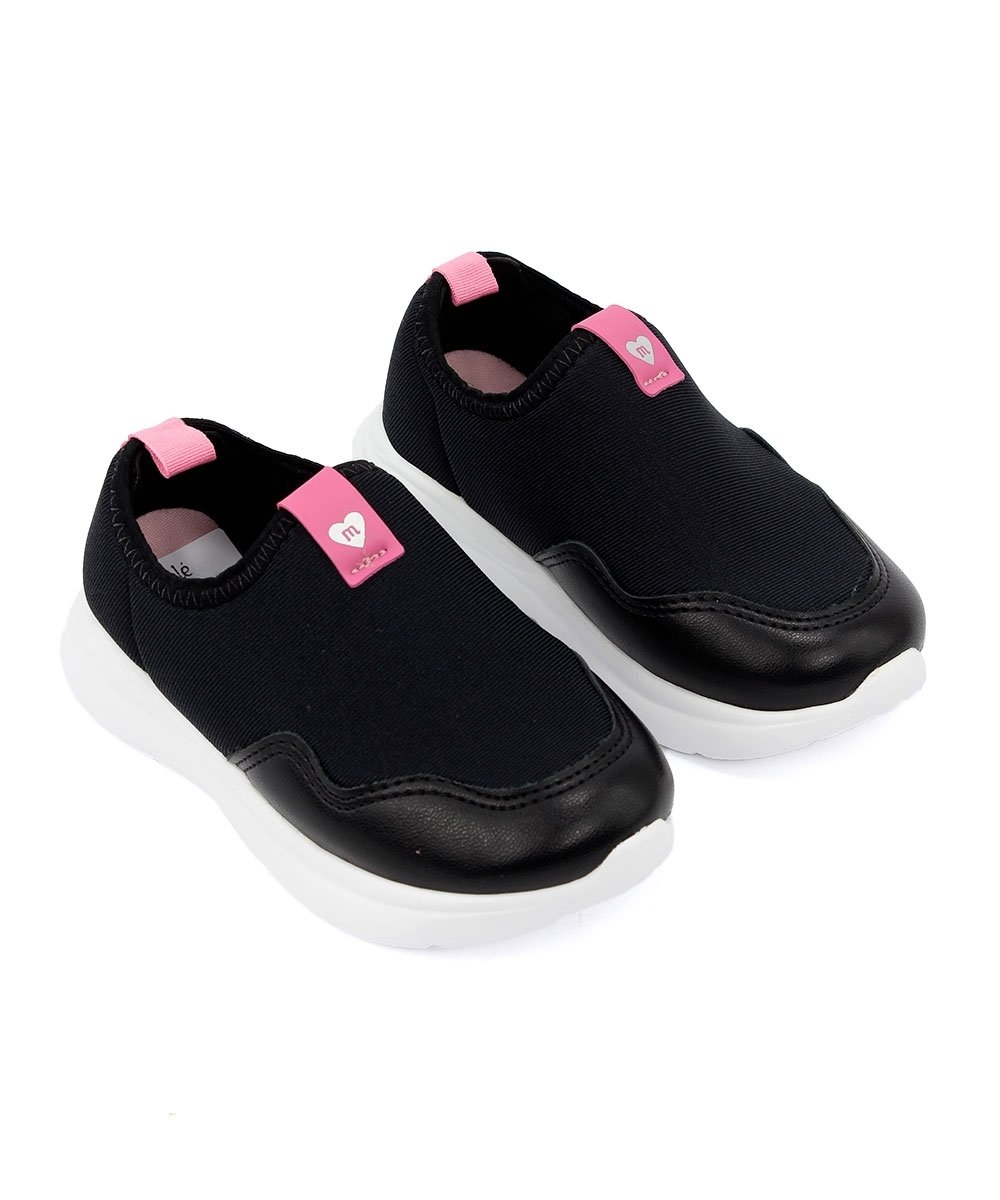 Tênis Infantil Molekinha Bebê Slip On Preto Preto 4