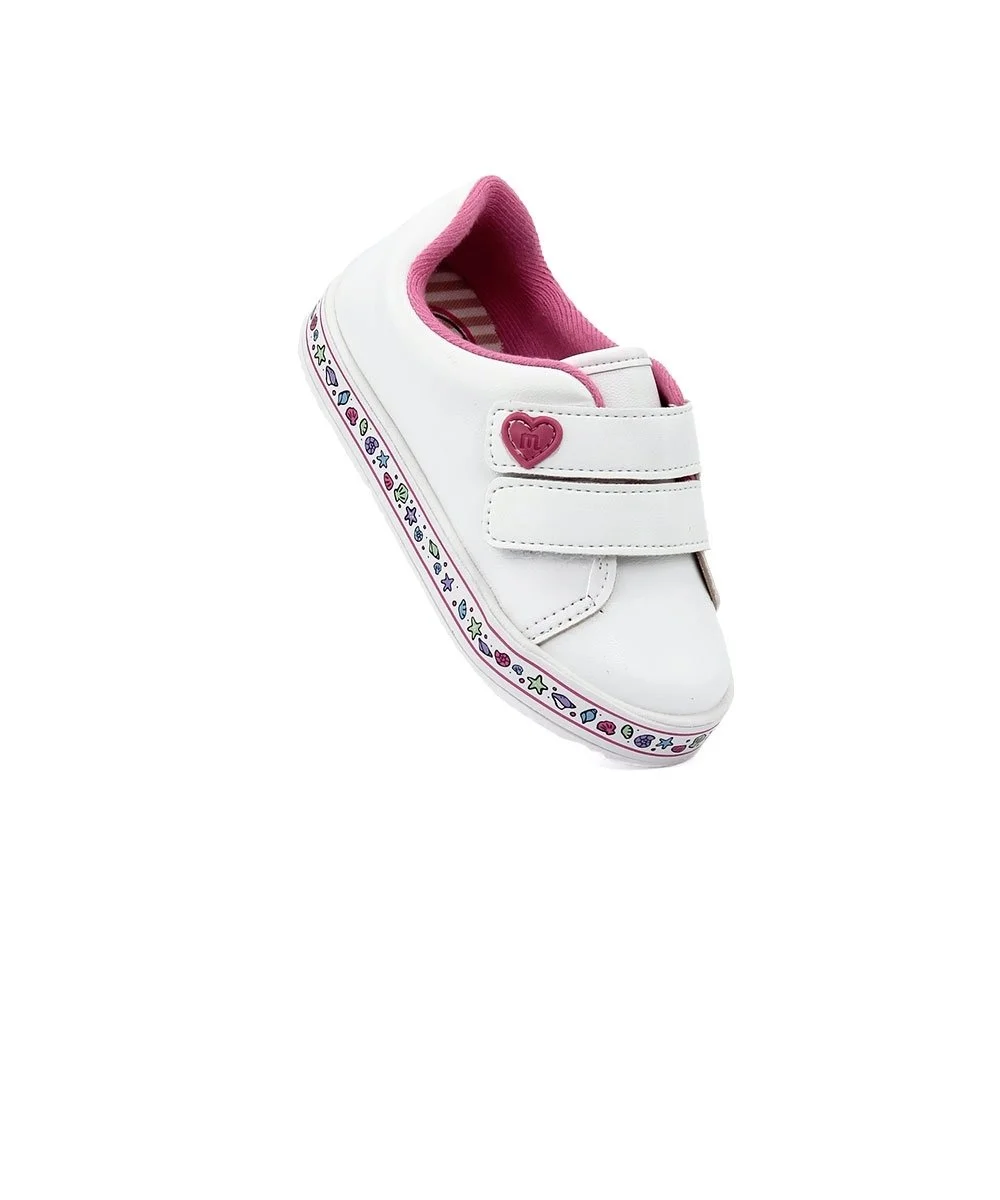 Tênis Infantil Molekinha Bebê Soft Pop Branco Branco 2