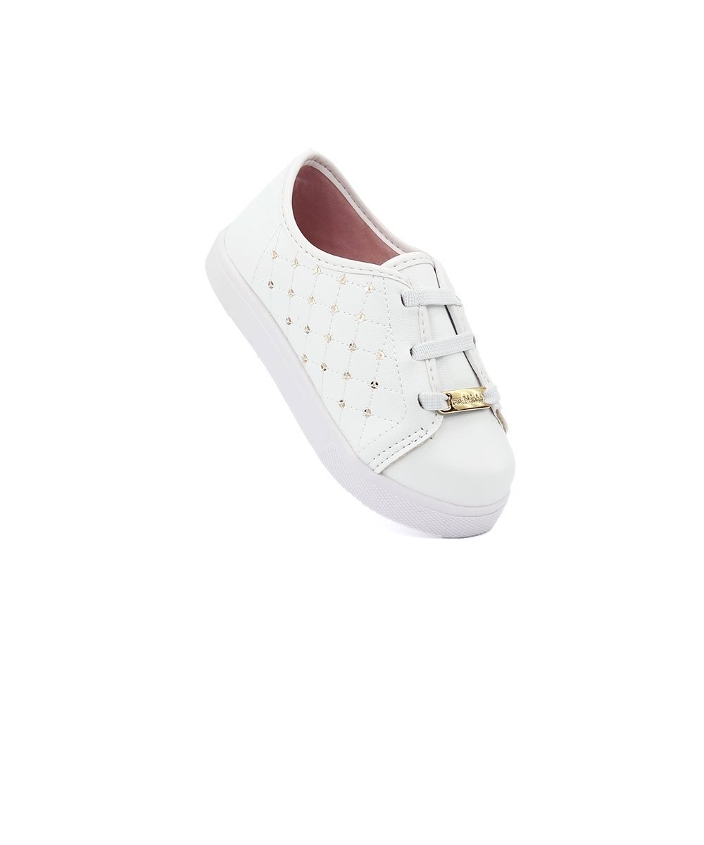 Tênis Infantil Molekinha Bebê Soft Branco Branco 2