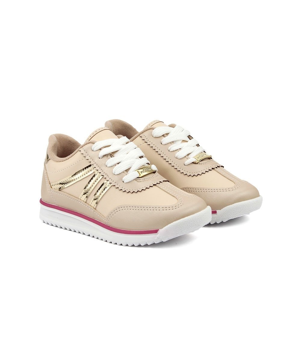 Tênis Casual Infantil Molekinha Creme Bege 3