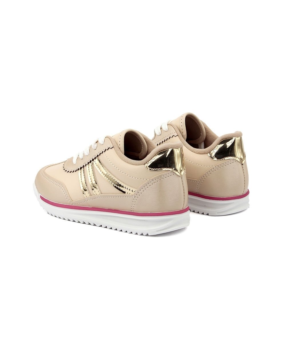 Tênis Casual Infantil Molekinha Creme Bege 5