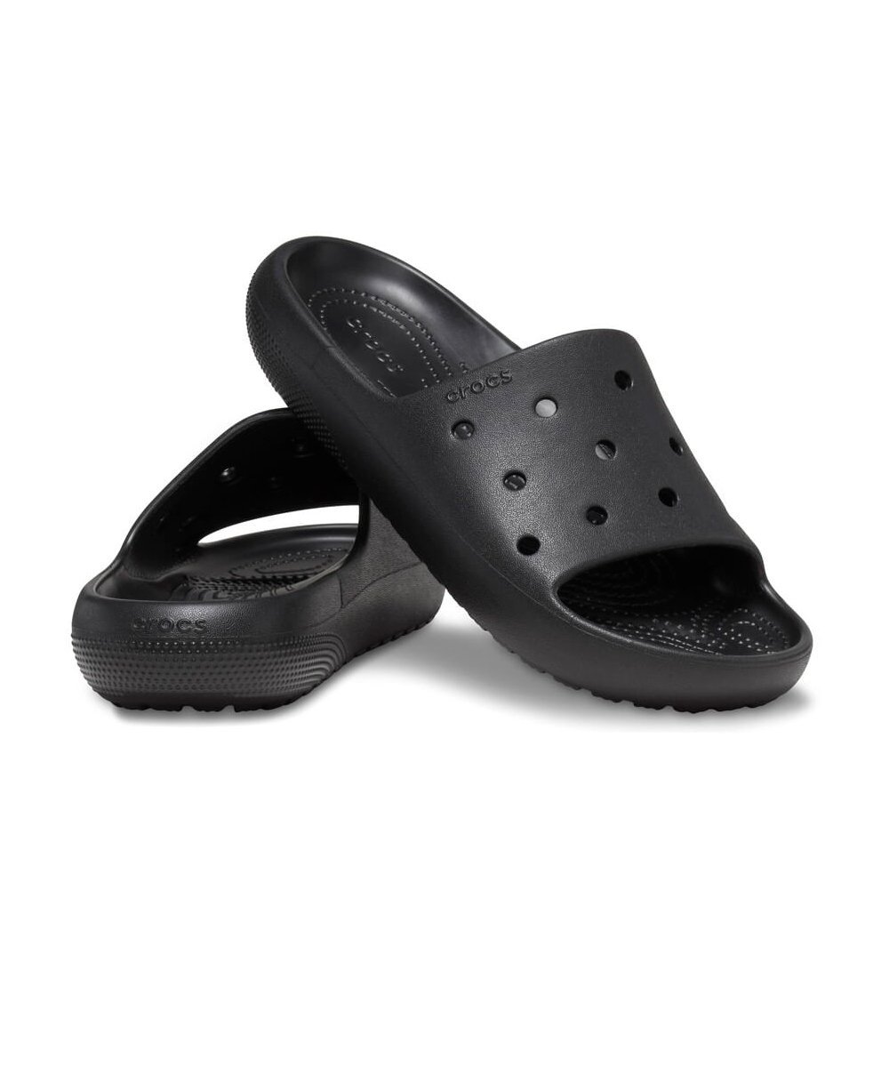 Chinelo Crocs Classic Slide V2 Preto Preto 4