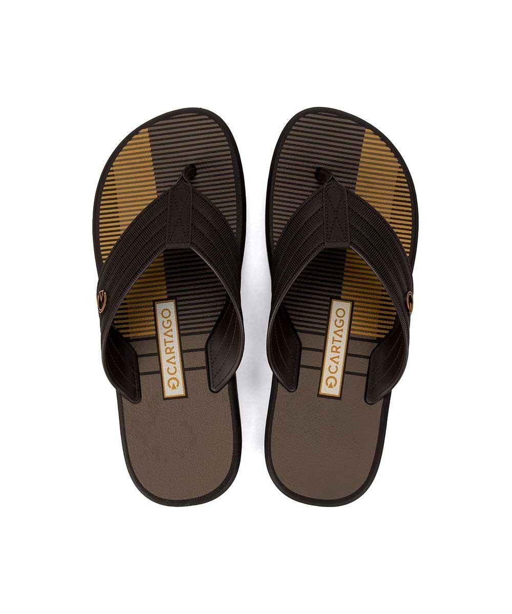 Chinelo de Dedo Cartago Montreal Marrom Marrom 4