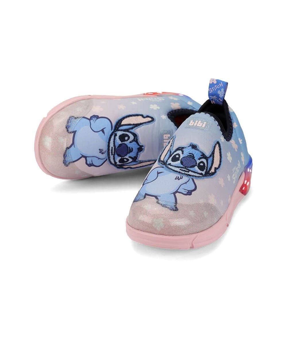 Tênis Infantil Bibi Space Stitch com Led Marinho