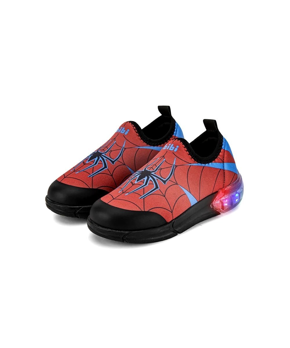 Tênis Infantil Bibi Space Aranha com Led Preto/Verm. Preto/Vermelho 3