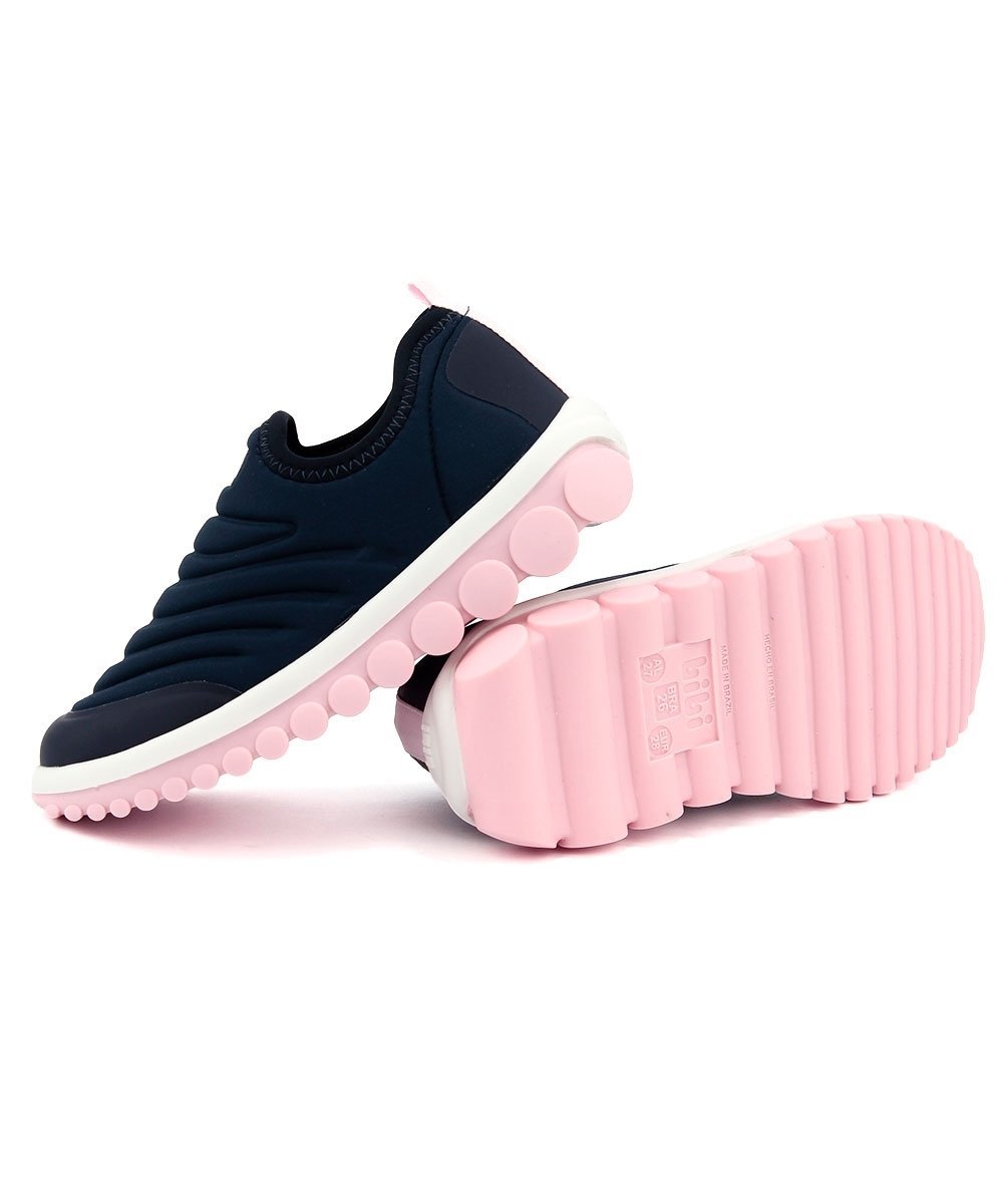 Tênis Infantil Casual Bibi Rl2-05 Marinho/Rosa Azul/Rosa 5