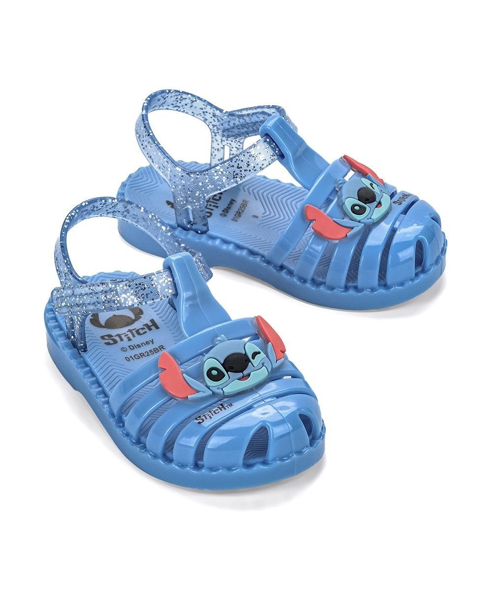Sandália de Bebê Grendene Stitch Disney Duo Azul Azul 2