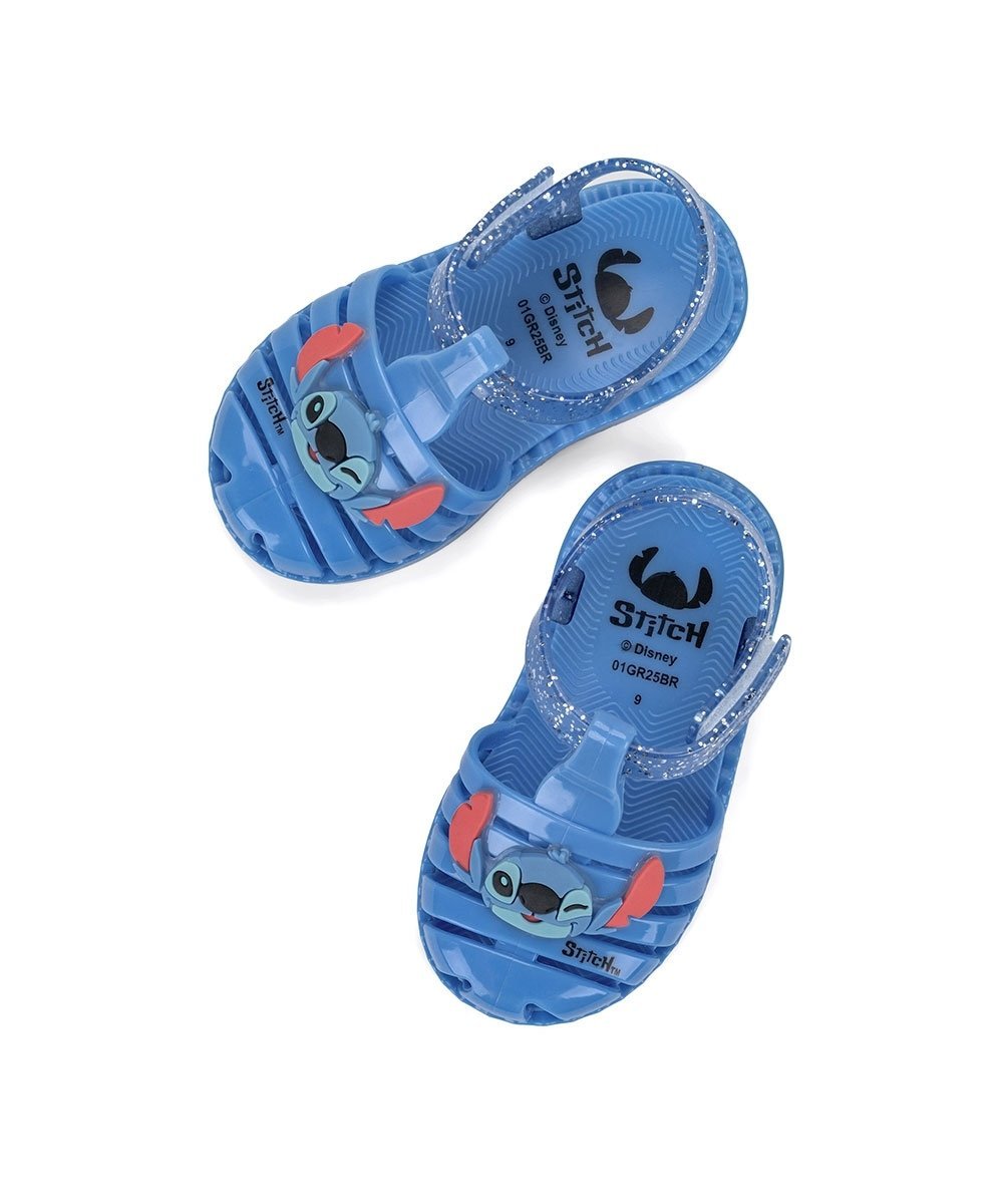 Sandália de Bebê Grendene Stitch Disney Duo Azul Azul 3