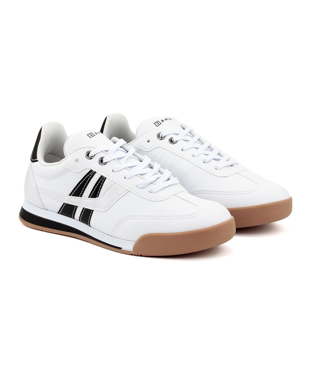 Tênis Feminino Casual Ramarim Snk Branco Branco/Preto 4