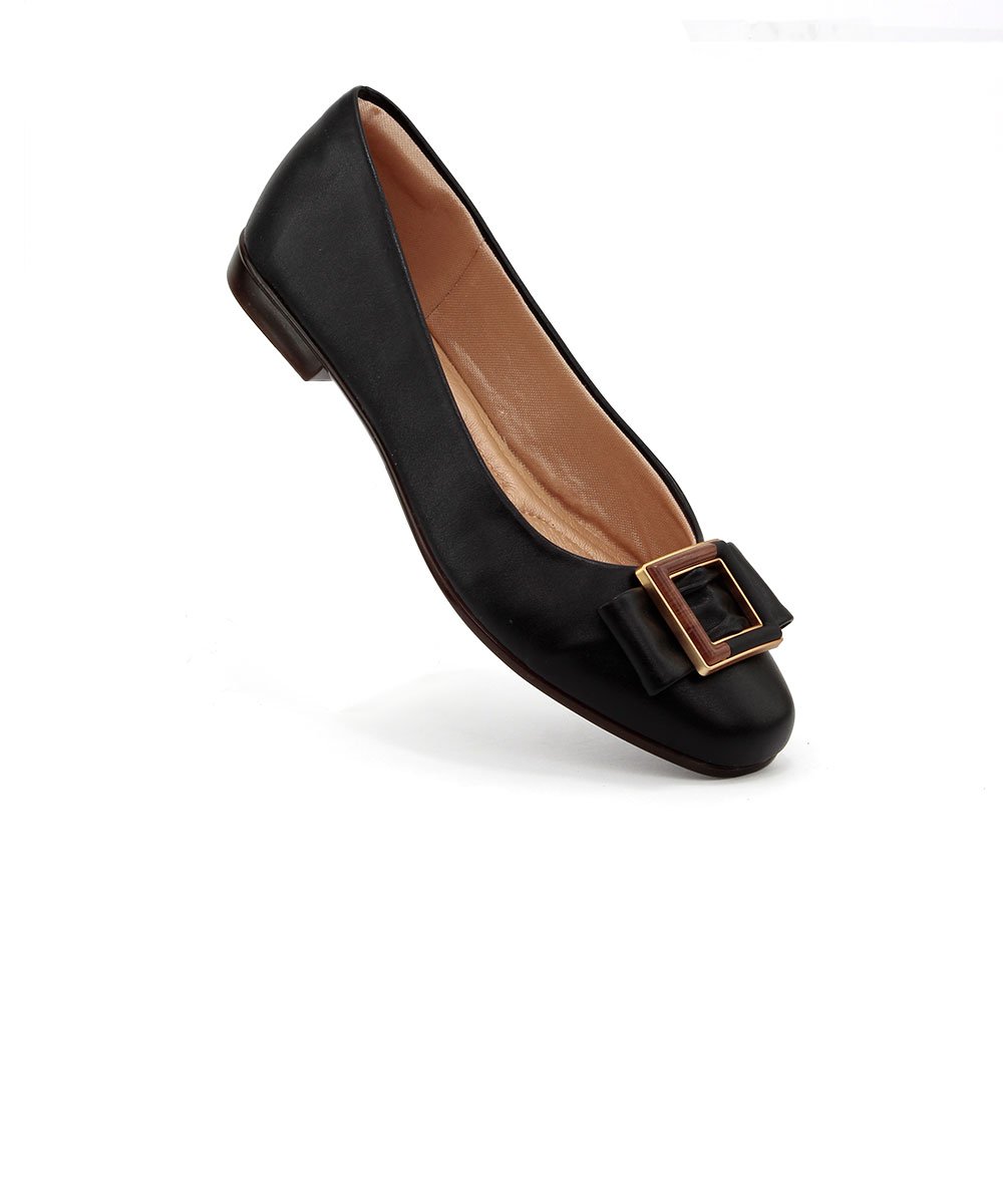 Sapatilha Light Gel Bico Redondo Preto Preto 2