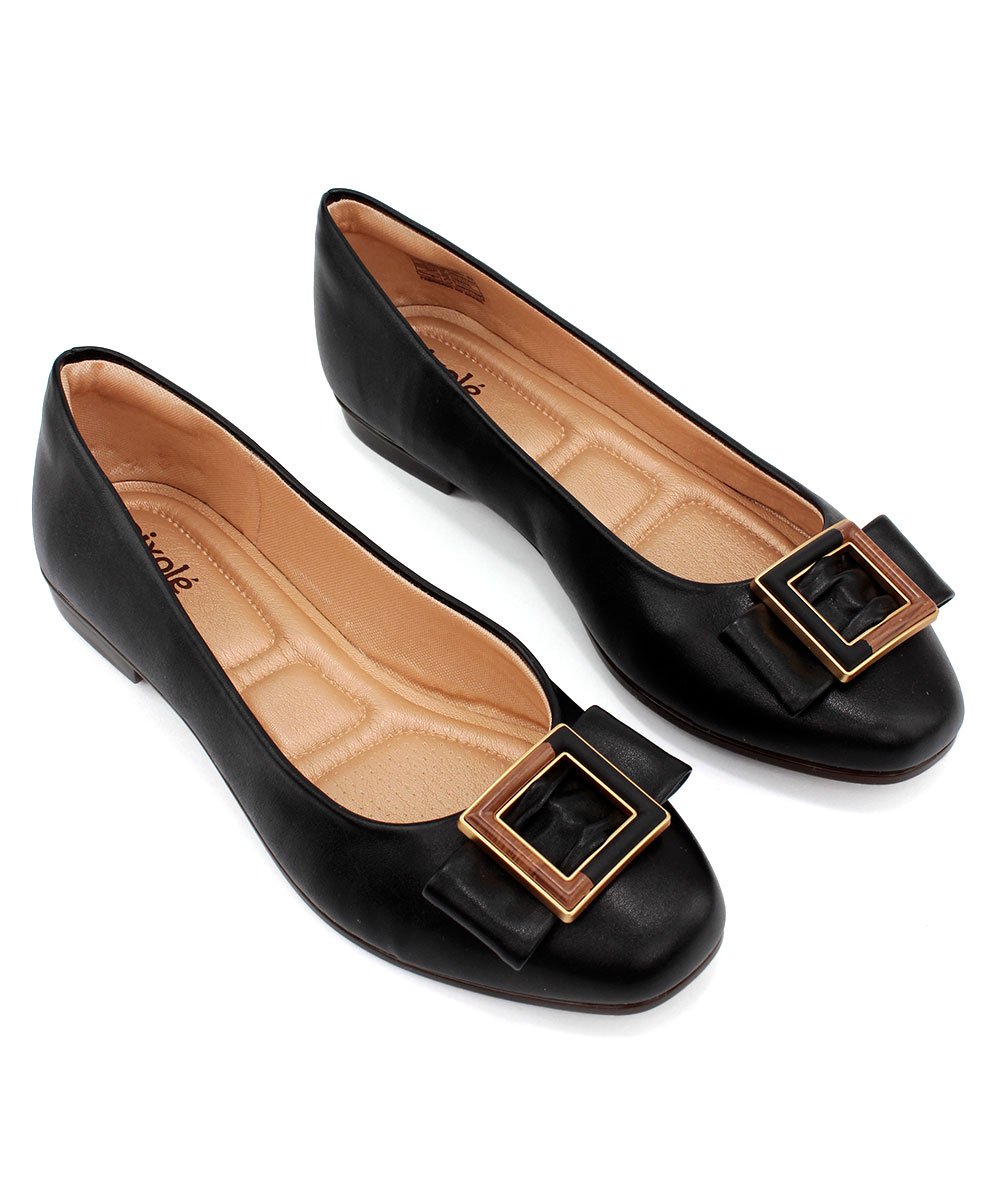 Sapatilha Light Gel Bico Redondo Preto Preto 5