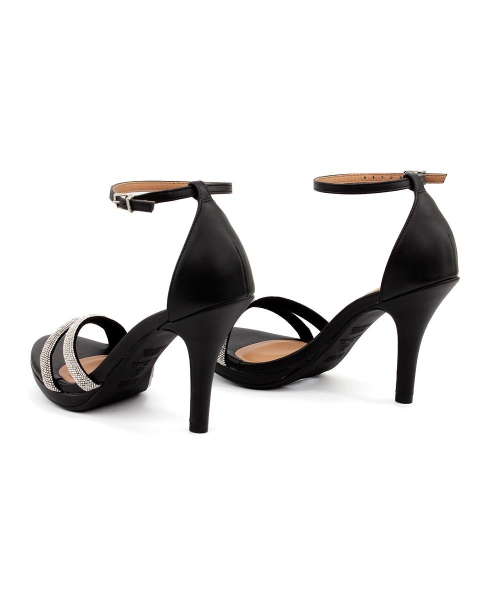 Sandália Social Salto Fino Vizzano 6210-1037 Preto Preto 4