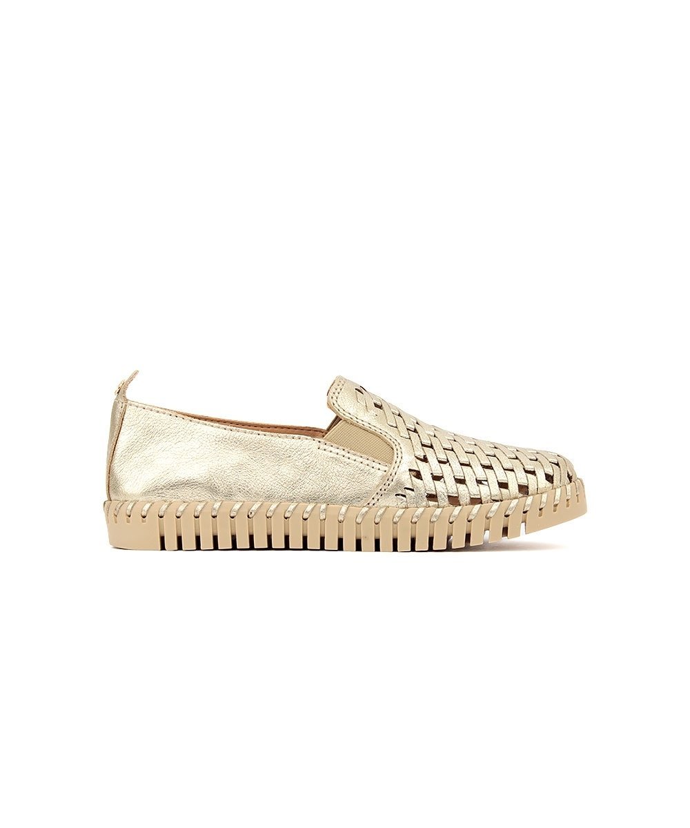 Tênis Feminino Bottero Bottwister Couro Dourado