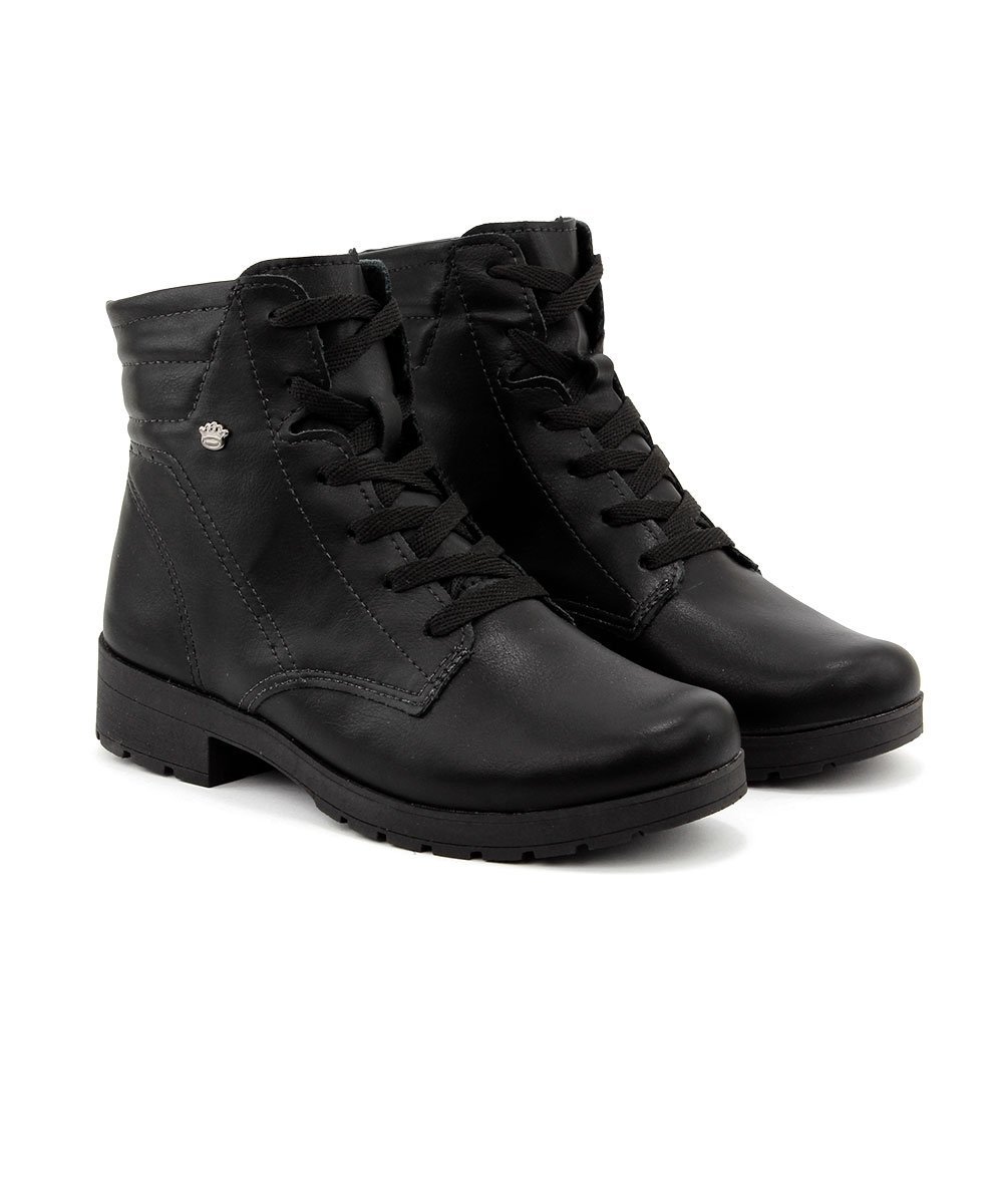 Coturno Infantil Pink Cats Salto Baixo Preto Preto 3