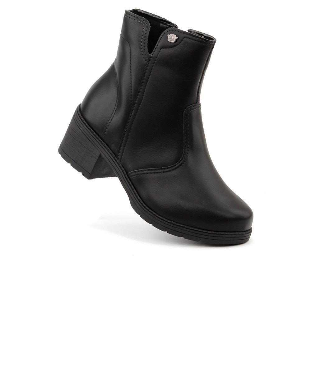 Bota Cano Curto Pink Cats Tratorada Preto Preto 2