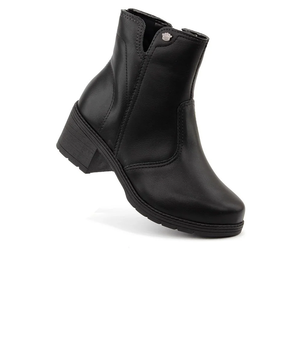 Bota Cano Curto Pink Cats Tratorada Preto Preto 2