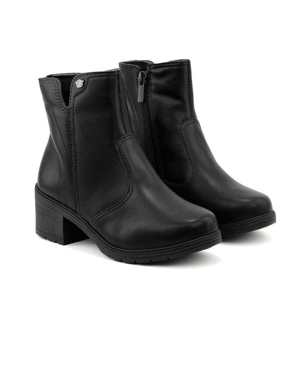 Bota Cano Curto Pink Cats Tratorada Preto Preto 3