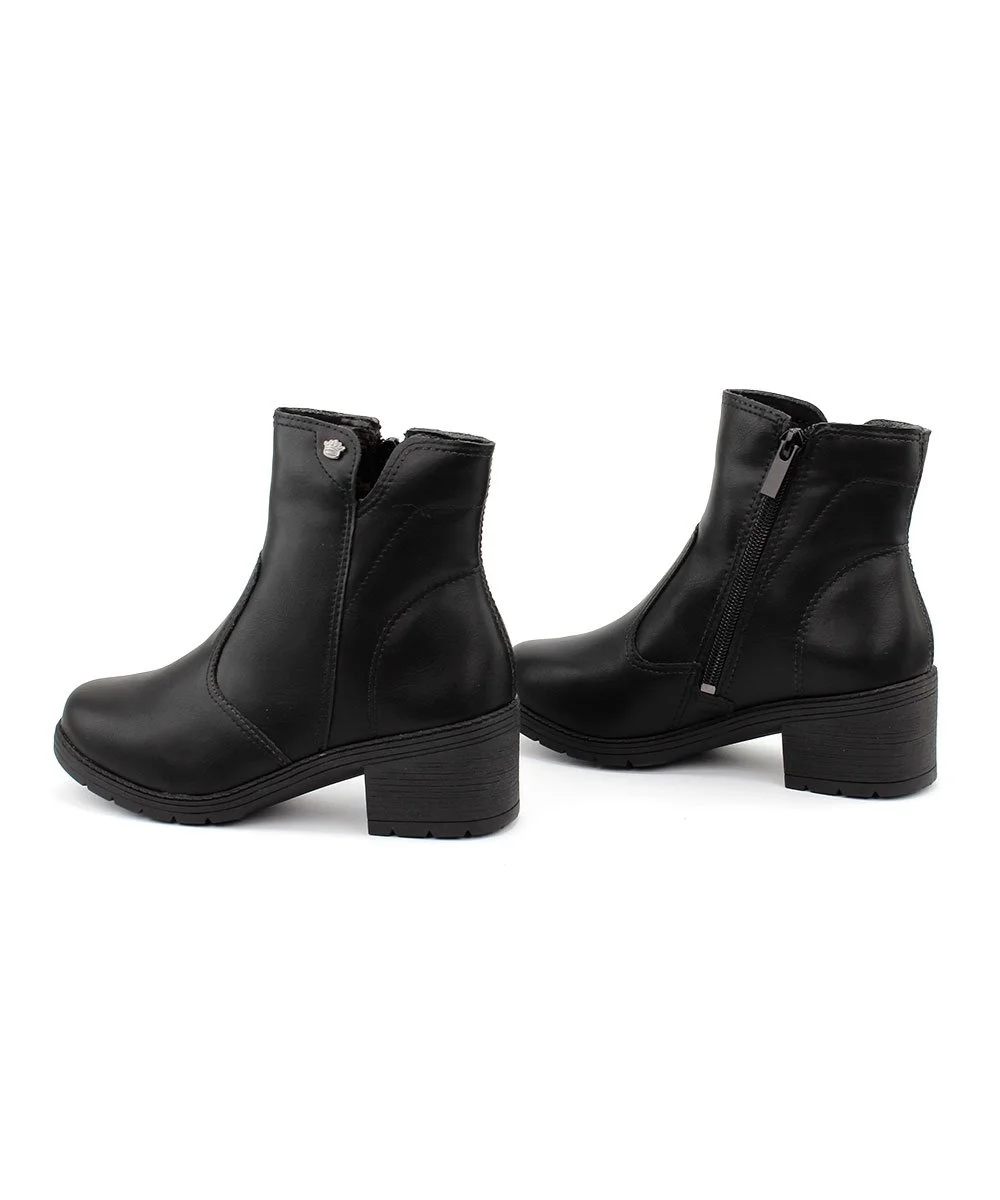 Bota Cano Curto Pink Cats Tratorada Preto Preto 5