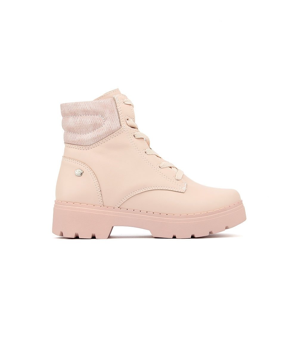 Coturno Infantil Pink Cats Tratorado Bege