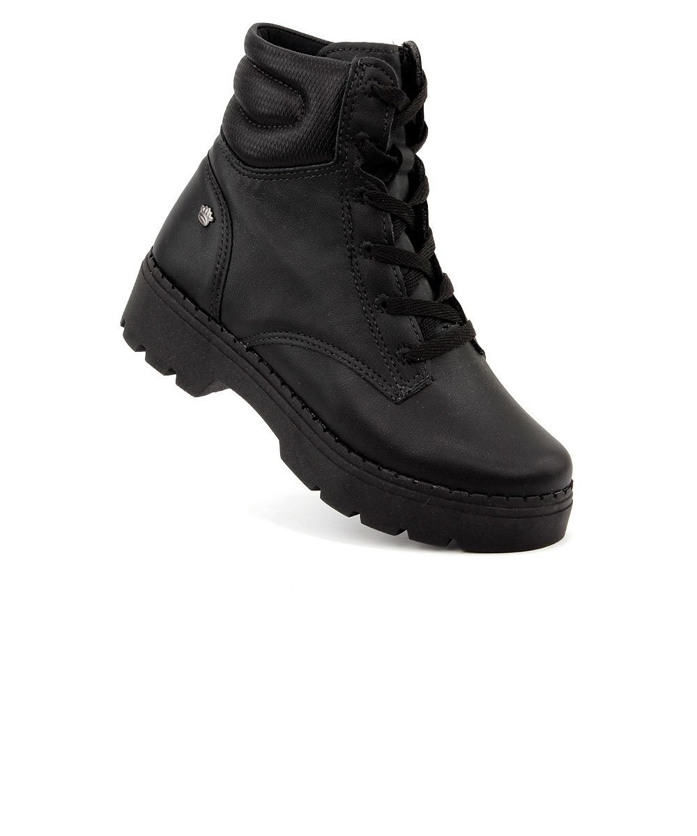 Coturno Infantil Pink Cats Tratorado Preto Preto 2