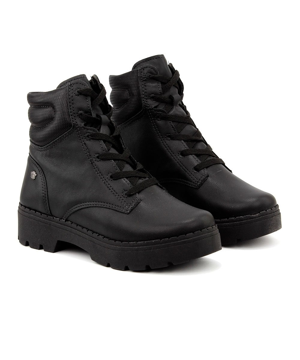 Coturno Infantil Pink Cats Tratorado Preto Preto 3