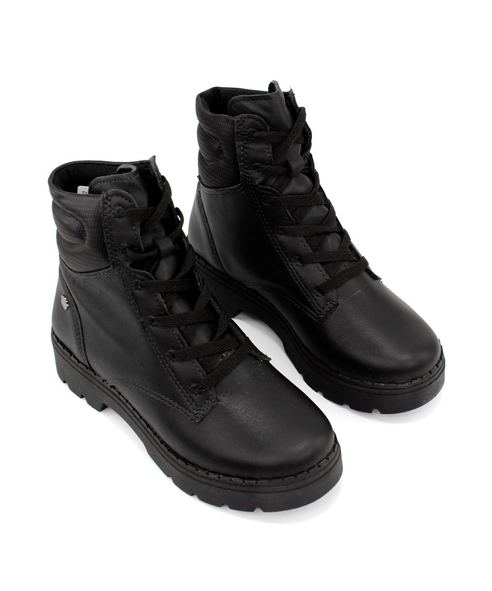 Coturno Infantil Pink Cats Tratorado Preto Preto 4