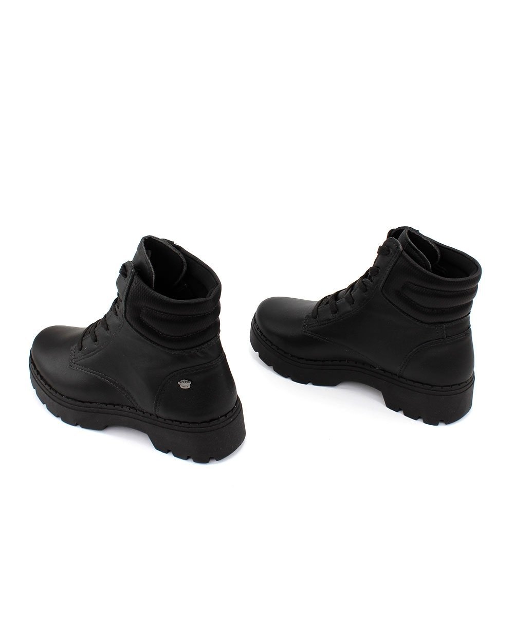 Coturno Infantil Pink Cats Tratorado Preto Preto 5