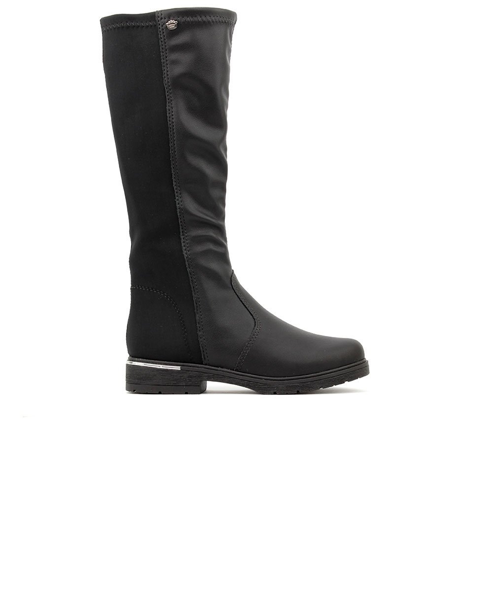 Bota Cano Longo Infantil Pink Cats Preto