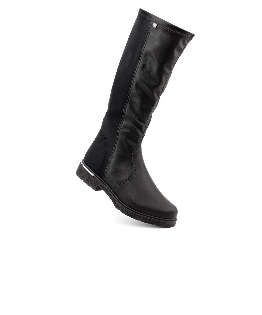 Bota Cano Longo Infantil Pink Cats Preto Preto 2