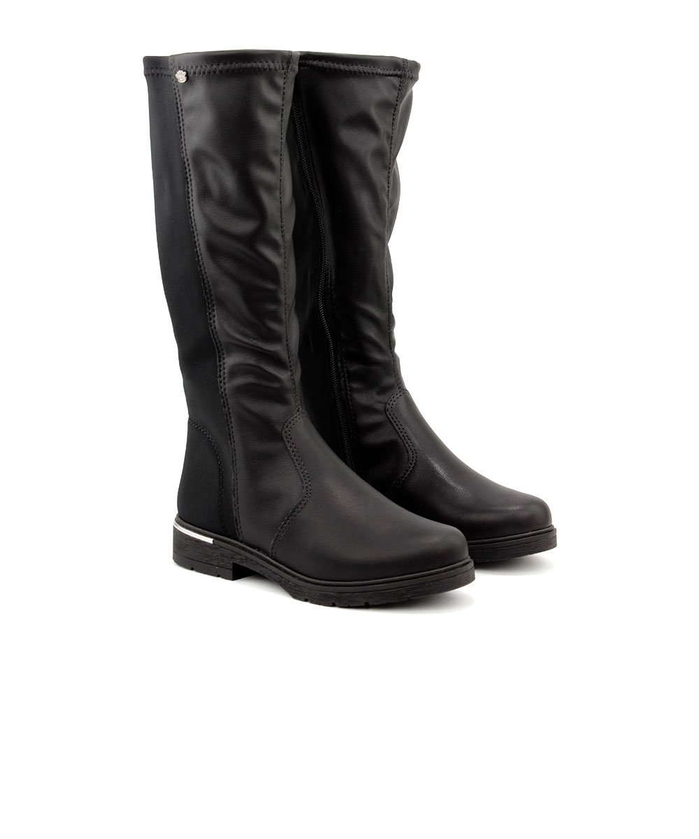 Bota Cano Longo Infantil Pink Cats Preto Preto 3