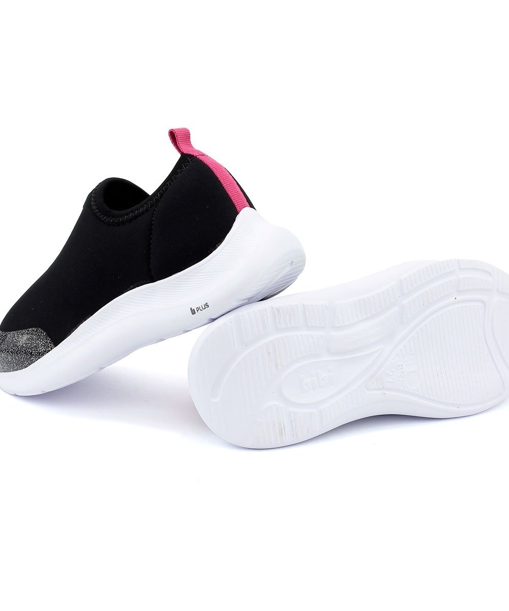 Tênis Infantil Bibi Action Preto/Pink Preto/Cinza 5