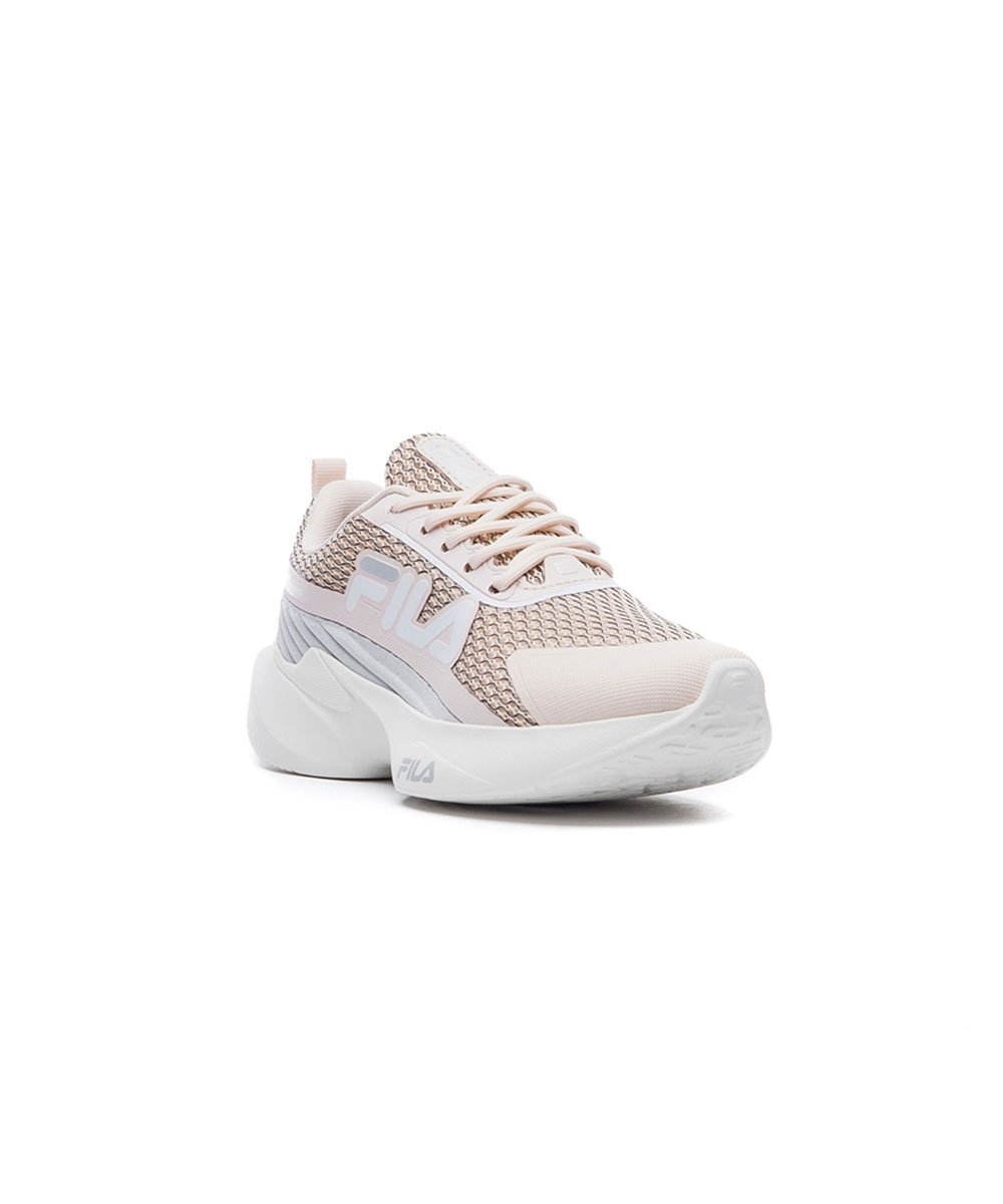 Tênis Infantil Fila Progress Rosa Branco/Bege 2