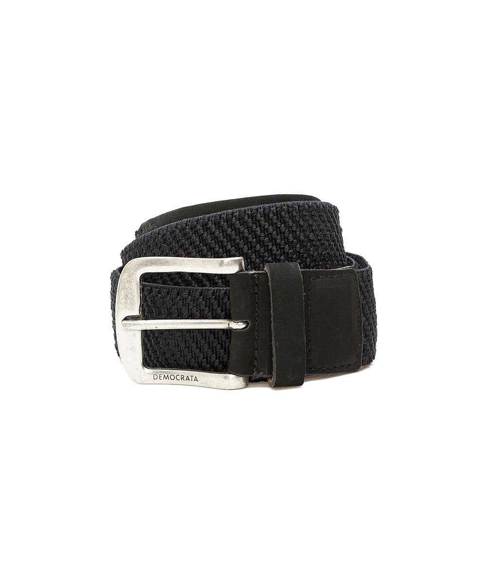 Cinto Masculino Democrata Elástico Denim Preto