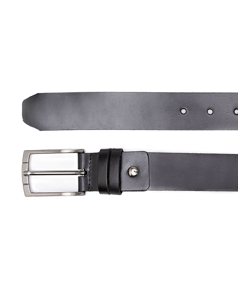 Cinto Masculino Democrata Metropolitan Largo Couro Preto/Preto Preto 2