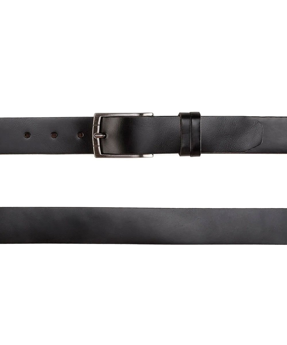 Cinto Masculino Democrata Metropolitan Largo Couro Preto/Preto Preto 3