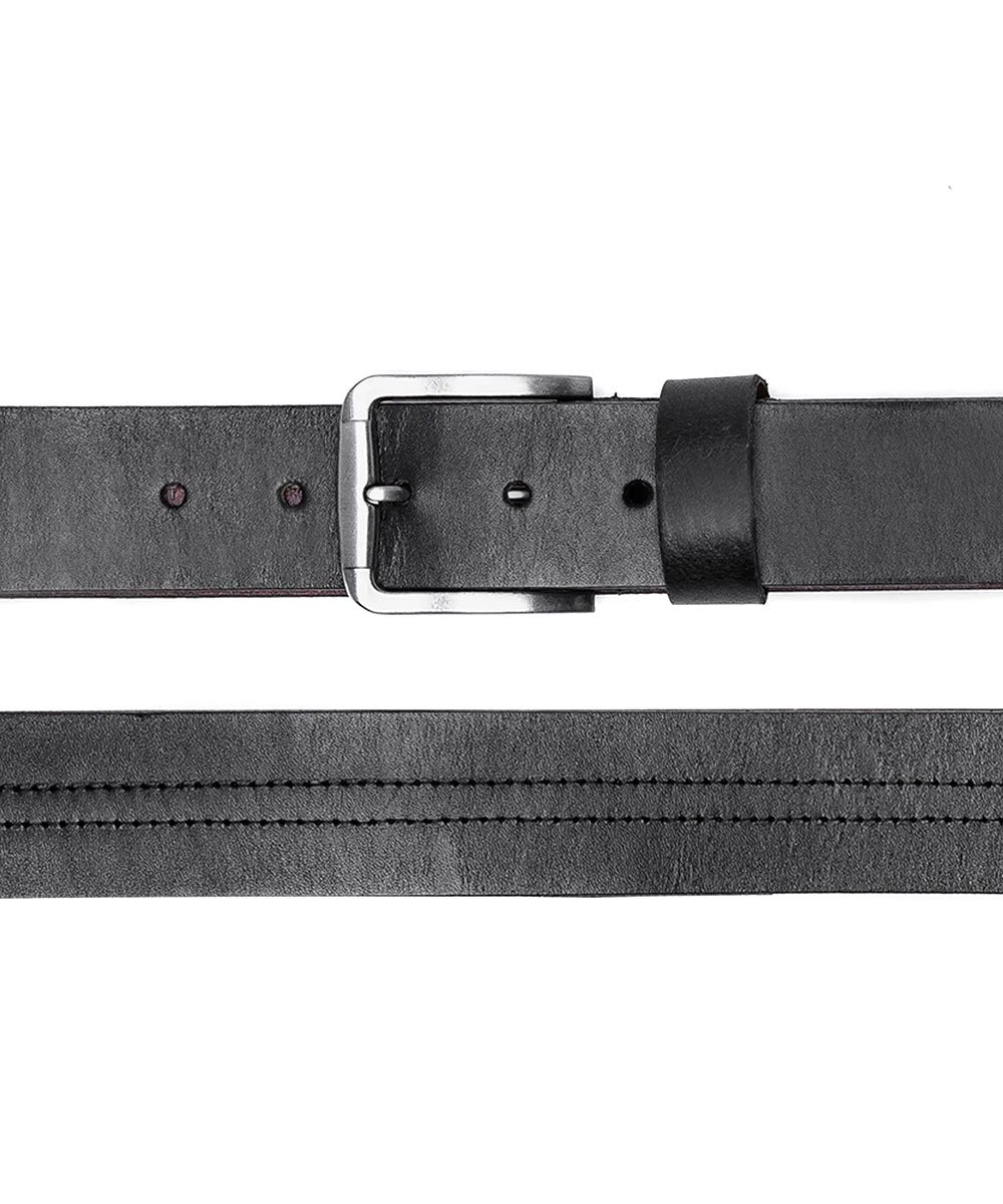 Cinto Masculino Democrata Metropolitan Couro Preto Preto 3