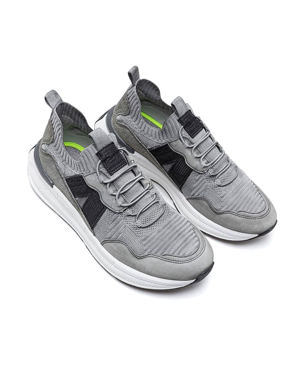 Tênis Masculino Democrata Brad Ultra Light Cinza Cinza 2