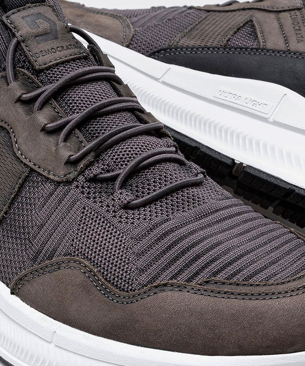 Tênis Masculino Democrata Brad Ultra Light Smoke Verde 3